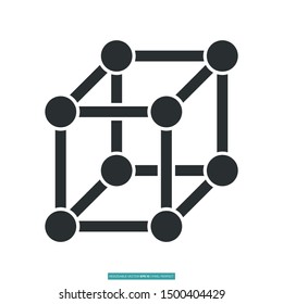 Structure icon vector illustration logo template for many purpose. Isolated on white background.