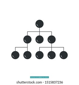 Structure icon vector illustration logo template for many purpose. Isolated on white background.