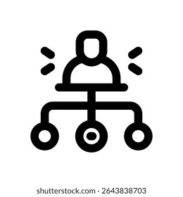structure line icon. Clean and minimalist vector icon for websites, mobile apps, presentations, and logos. Fully scalable and customizable for any project.