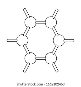 structure molecular science icon