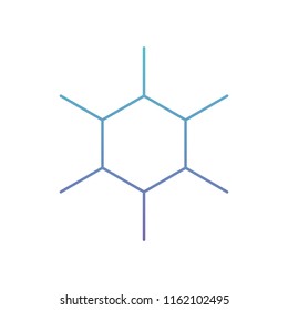 structure molecular science icon