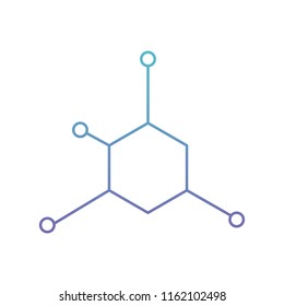 structure molecular science icon