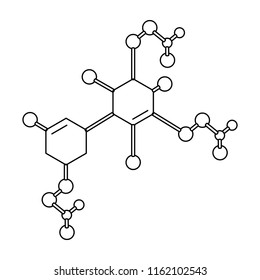 structure molecular science icon