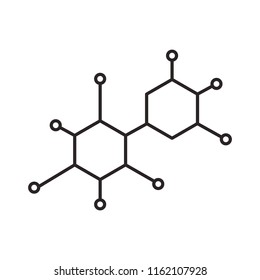 structure molecular science icon