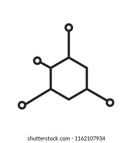 structure molecular science icon