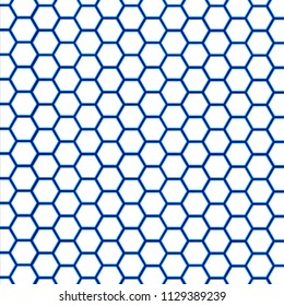 Structure of the molecule, background of blue color, for medicine