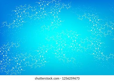 Structure molecule and communication. Dna, atom, neurons. Scientific concept for your design. Connected lines with dots. Medical, technology, chemistry, science background. Vector illustration