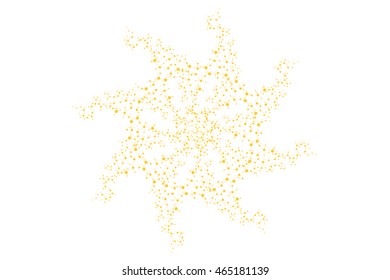 Structure molecule and communication Dna, atom, neurons. Science concept for your design. Connected lines with dots. Medical, technology, chemistry, science background. Vector illustration