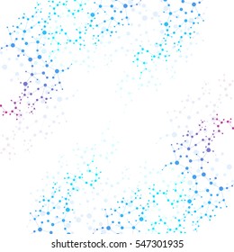 Structure molecule and communication Dna, atom, neurons. Science concept for your design. Connected lines with dots. Medical, technology, chemistry, science background. Vector illustration