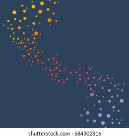 Structure molecule and communication. Dna, atom, neurons. Scientific concept for your design. Connected lines with dots. Medical, technology, chemistry, science background. Vector illustration