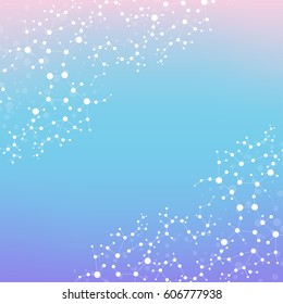Structure molecule and communication. Dna, atom, neurons. Scientific concept for your design. Connected lines with dots. Medical, technology, chemistry, science background. Vector illustration