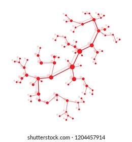 Structure of molecule and communication. Scientific concept. Medical, chemistry, science.