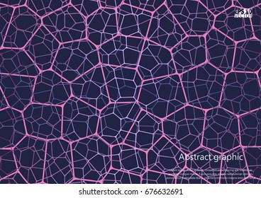 Structure molecule and communication. Scientific concept for your design. Medical, technology, science background. Eps10 Vector illustration