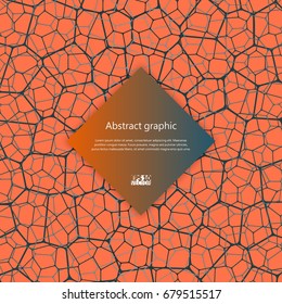 Structure molecule and communication. Scientific concept for your design. Medical, technology, science background. Eps10 Vector illustration