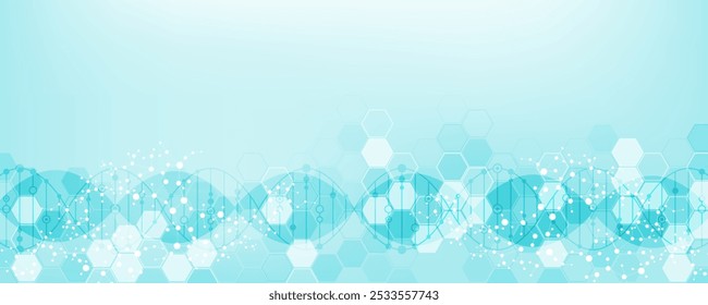 Strukturmolekül DNA, Atom, Neuronen. Wissenschaftliches Konzept Aminosäure Arginin Arg und strukturelle chemische Formel. Medizinische, technologische, chemische und wissenschaftliche Konzepte. Vektorgrafik