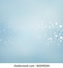 Structure molecule of DNA and neurons