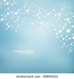 Structure molecule of DNA and neurons