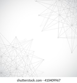 Structure molecule of DNA and neurons. Abstract background. Medicine, science and technology. Vector illustration for your design.