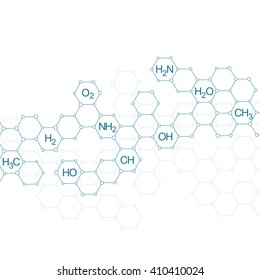 Structure molecule of DNA and neurons. Abstract background. Medicine, science and technology. Vector illustration for your design.