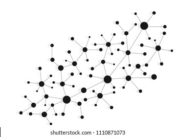 structure molecule DNA,atom background.science technology vector 