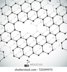 Structure of molecules. Abstract background dna
