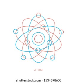 Structure of the nucleus of the atom icon