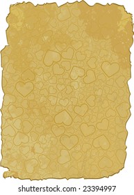 Structure of an old paper. Vector illustration