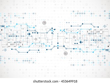 Structure pattern technology backdrop. Vector
