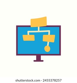 structure planning icon, isolated icon in light background, perfect for website, blog, logo, graphic design, social media, UI, mobile app