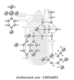 Struktur von Polymermolekülen. Polymere. Chemische Produktion