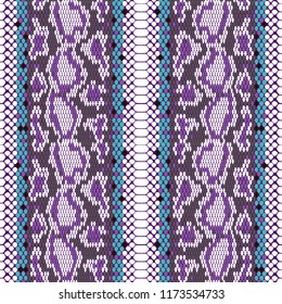 structure Snake skin seamless vector pattern for girls, boys, clothes. . Reptile seamless texture. Animal print. Funny wallpaper for textile and fabric. Fashion style. Colorful bright