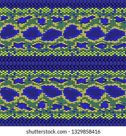 structure Snake skin seamless vector pattern for girls, boys, clothes. . Reptile seamless texture. Animal print. Funny wallpaper for textile and fabric. Fashion style. Colorful bright