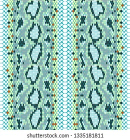 structure Snake skin seamless vector pattern for girls, boys, clothes. . Reptile seamless texture. Animal print. Funny wallpaper for textile and fabric. Fashion style. Colorful bright