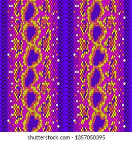 structure Snake skin seamless vector pattern for girls, boys, clothes. . Reptile seamless texture. Animal print. Funny wallpaper for textile and fabric. Fashion style. Colorful bright