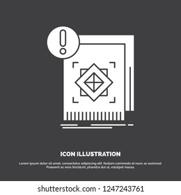 structure, standard, infrastructure, information, alert Icon. glyph vector symbol for UI and UX, website or mobile application