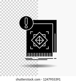 structure, standard, infrastructure, information, alert Glyph Icon on Transparent Background. Black Icon
