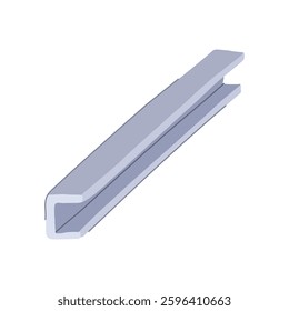 structure steal beam cartoon. building support, framework fabrication, welding architecture structure steal beam sign. isolated symbol vector illustration