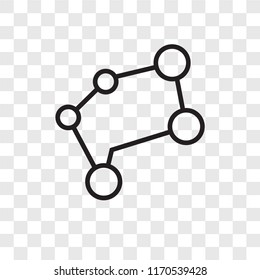 Structure vector icon isolated on transparent background, Structure logo concept