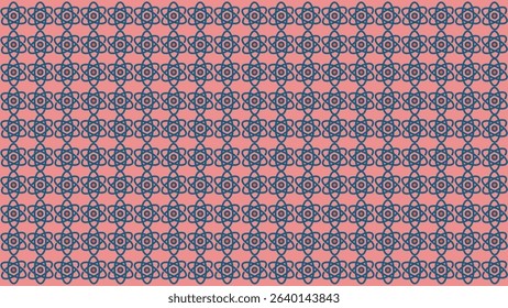 Structured and artistic repetition supporting visual balance in desktop presentation.