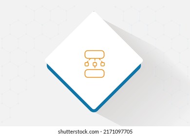 structured data icon vector design