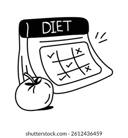 A structured meal plan for fitness and weight management