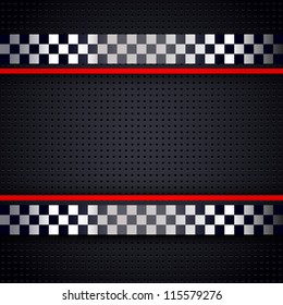 Structured metallic perforated for race sheet background, vector design 10eps