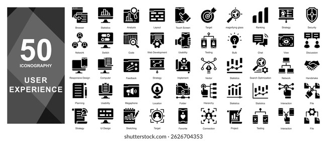 A structured set illustrating tools and flow in front-end user design.