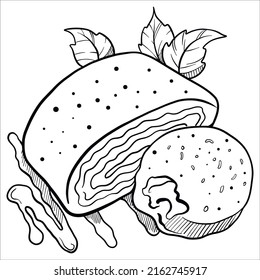 Strudel is a sketch, a line drawing by hand