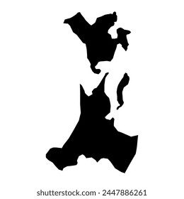 Struer Municipality map, administrative division of Denmark. Vector illustration.