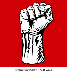 Struggle Hand Symbol. Vector Illustration
