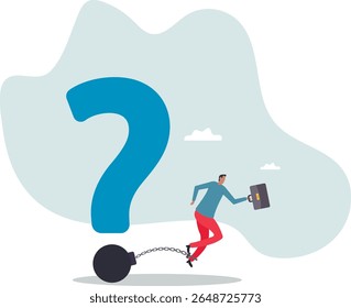 Luta com pergunta não respondida, problema ou dificuldade, perguntas difíceis ou quest.character sem solução para o design.