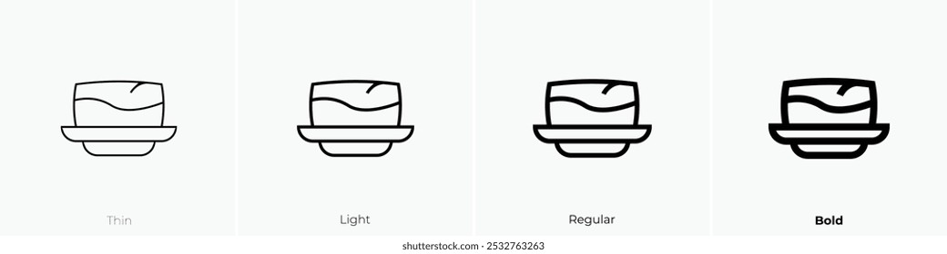 strukli icon. Thin, Light Regular And Bold style design isolated on white background