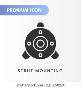 icono de montaje en tramo para el diseño de tu sitio web, logotipo, aplicación, interfaz de usuario. Ilustración gráfica vectorial y trazo editable. diseño de glifo de icono de montaje en trama.