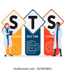 Sts Serologic Test Syphilis Acronym Medical Stock Vector (Royalty Free ...